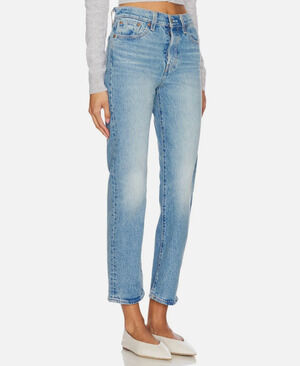 LEVI'S Womens Wedgie Straight Jeans 30x28 US 10 Calling All Blue 34964-0178 NWT